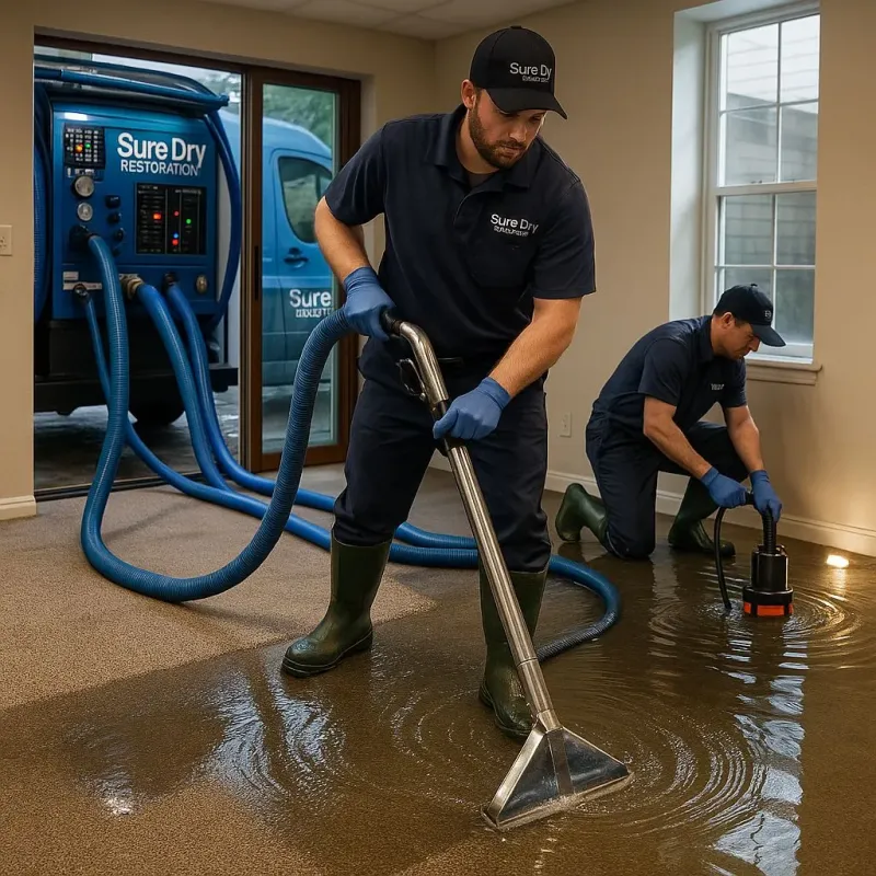 Water Extraction and Removal process in Grosse Pointe Farms, MI